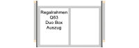 Regalrahmen Q63 Duo Box Auszug