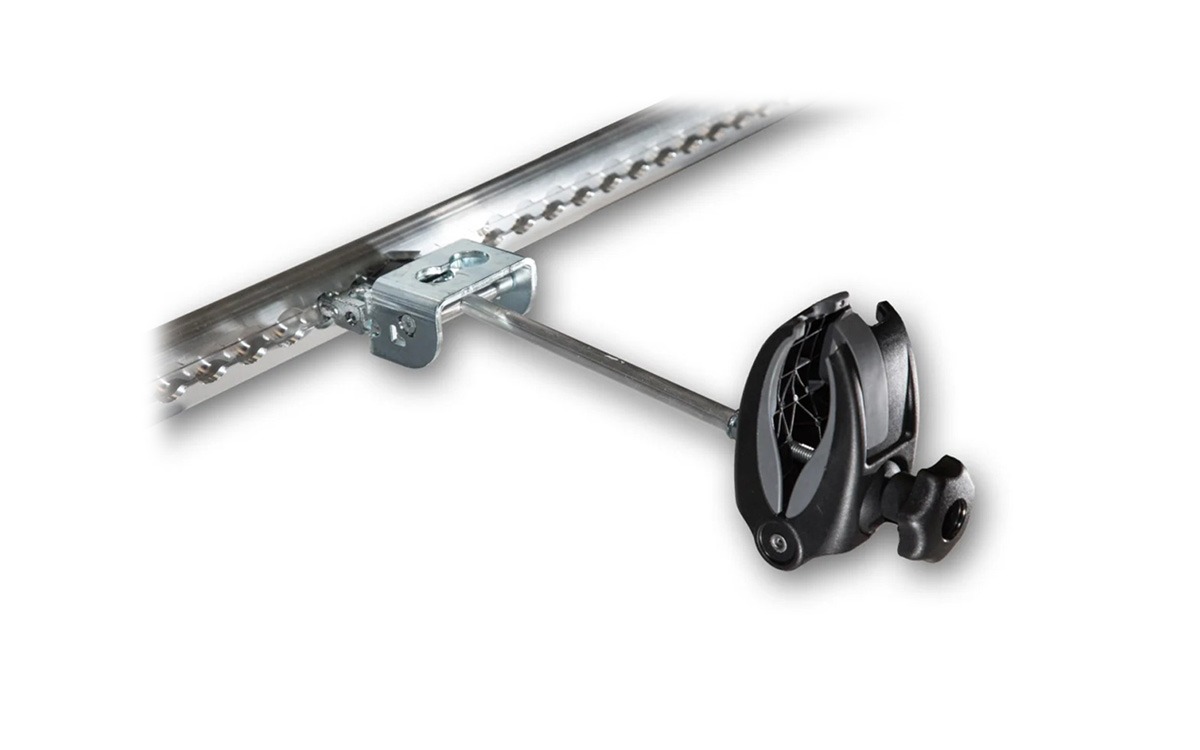 Fahrradhalter für Airline-Zurrschiene